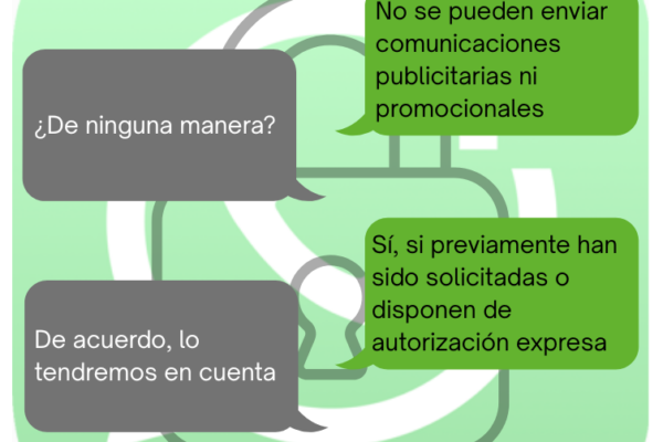 Uso del WhatsApp en tu empresa cumpliendo el RGPD y la LOPDGDD