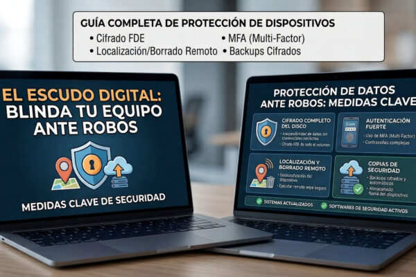 Programas especializados y herramientas para la protección de la información en ordenadores y portatíles ante robos